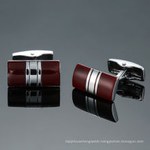 nimai jewelry cofflink cufflinks cuff links men shirt red-black copper enamel personalized cufflinks